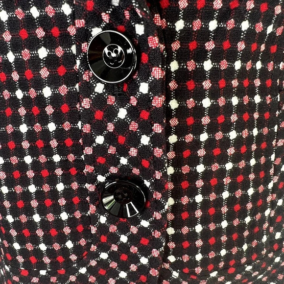 OBR Cropped Dotted Short Sleeve Blazer Women's Size XS - Picture 14 of 14